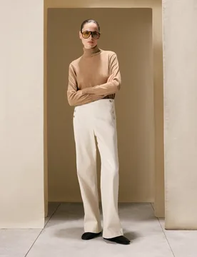 Pantalón de mujer con botones - Woman El Corte Inglés - FashionsVida