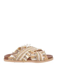 Sandale Damen Khaki 37 Damen