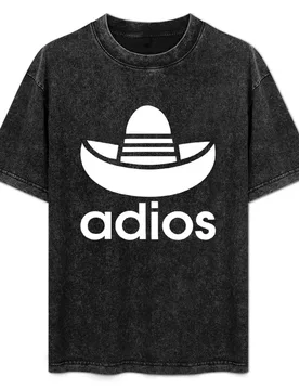 Adios, Farewell, Spanish, Mexican, Funny, Parody, Geek, Gift T-Shirt Plus Size Summer Casual T-Shirt - Aliexpress - FashionsVida