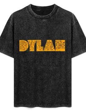 Dylan Subterranean Homesick Officially Licensed T-Shirt Big Size Simple T-Shirt - Aliexpress - FashionsVida