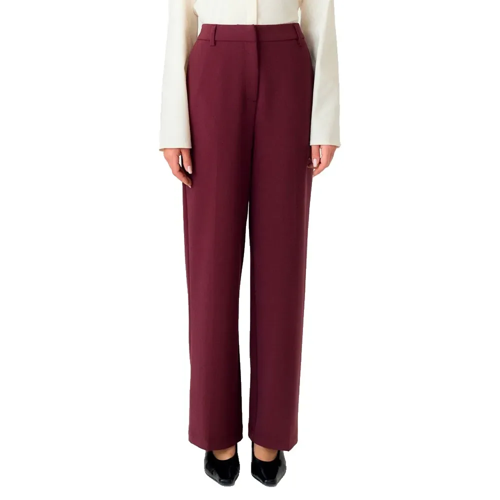 Pantaloni A Vita Alta Likka Wides Fig 34 - Yas - FashionsVida