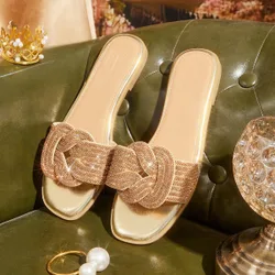 Sandalias planas con diseño hueco de moda para uso diario para mujer EUR36