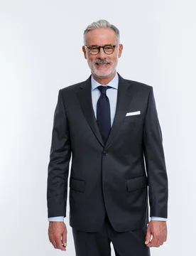 Traje de hombre regular de lana virgen en - Wickett Jones - FashionsVida
