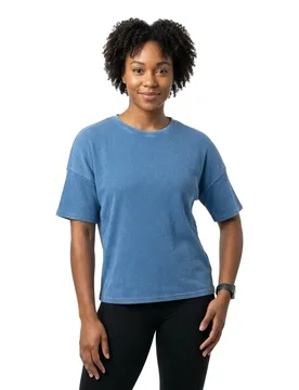 T-shirt à Manches Courtes Alston Gladio Blue M - Protest - FashionsVida