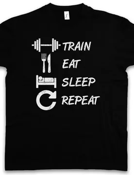 Funny Train Eat Sleep Repeat T-Shirt. Summer Cotton O-Neck Short Sleeve Mens T Shirt New S-3XL - Aliexpress - FashionsVida