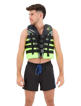 Gilet De Sauvetage Superlite 50n Ce Black / Lime / Smoke / Lime M unisex - O´neill Wetsuits - FashionsVida
