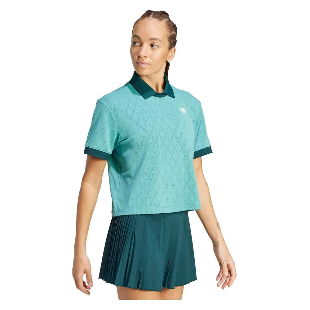 Pro Climacool Short Sleeve Polo Powtea S - Adidas - FashionsVida