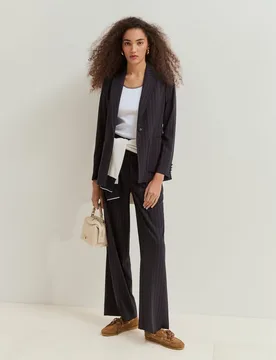 Blazer de mujer de raya diplomática - Lion of Porches - FashionsVida