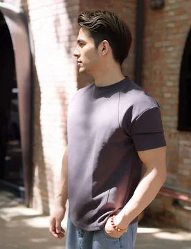 Men's loose sports T-shirt summer round neck short sleeved top outdoor exercise T-shirt casual basic style breathable and moistu - Aliexpress - FashionsVida