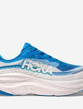 Men's Skyflow Road Running Shoes in Blue/Frost, Size 9 - HOKA - FashionsVida
