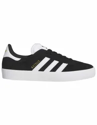 Sneakers en cuir suède - Gazelle ADV Core Black/Footwear White/Gold Metallic en Cuir - Taille 44 - Noir