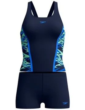 Badeanzug Sport Bekleidung Hyperboom Tankini Mit Passe Marine 8a000249002 De 38;De 40 Female - Speedo - FashionsVida