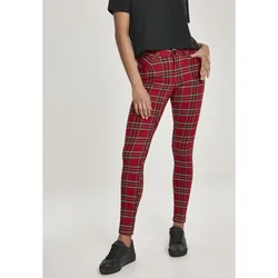 Pantaloni Skinny Tartan Red / Black 32