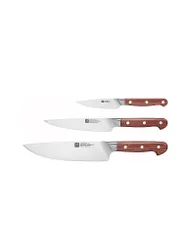 Messerset 3-tlg. PRO WOOD Kotibe braun baby