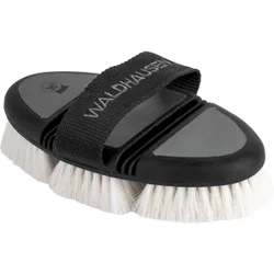 Flexi Glanzbürste, Ziegenhaar schwarz/grau