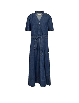 Midikleid MMEIAARGE azul XS - Mos mosh - FashionsVida