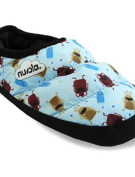 Pantoufles Printed 20 Mostro Light Blue EU 34-35 Homme - Nuvola - FashionsVida