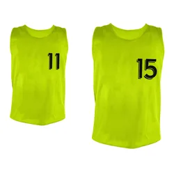 Nummerierte Chasubles von 11 bis 15 (x5) - Jaune - unisex - Size: XL