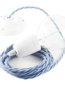 Cables Suspension Luminaire Tc53 2 M Ocean / White One Size - Creative - FashionsVida