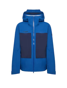 Giacca da turismo da uomo Skintrack HS 3L Hoodie blu XL - Mammut - FashionsVida