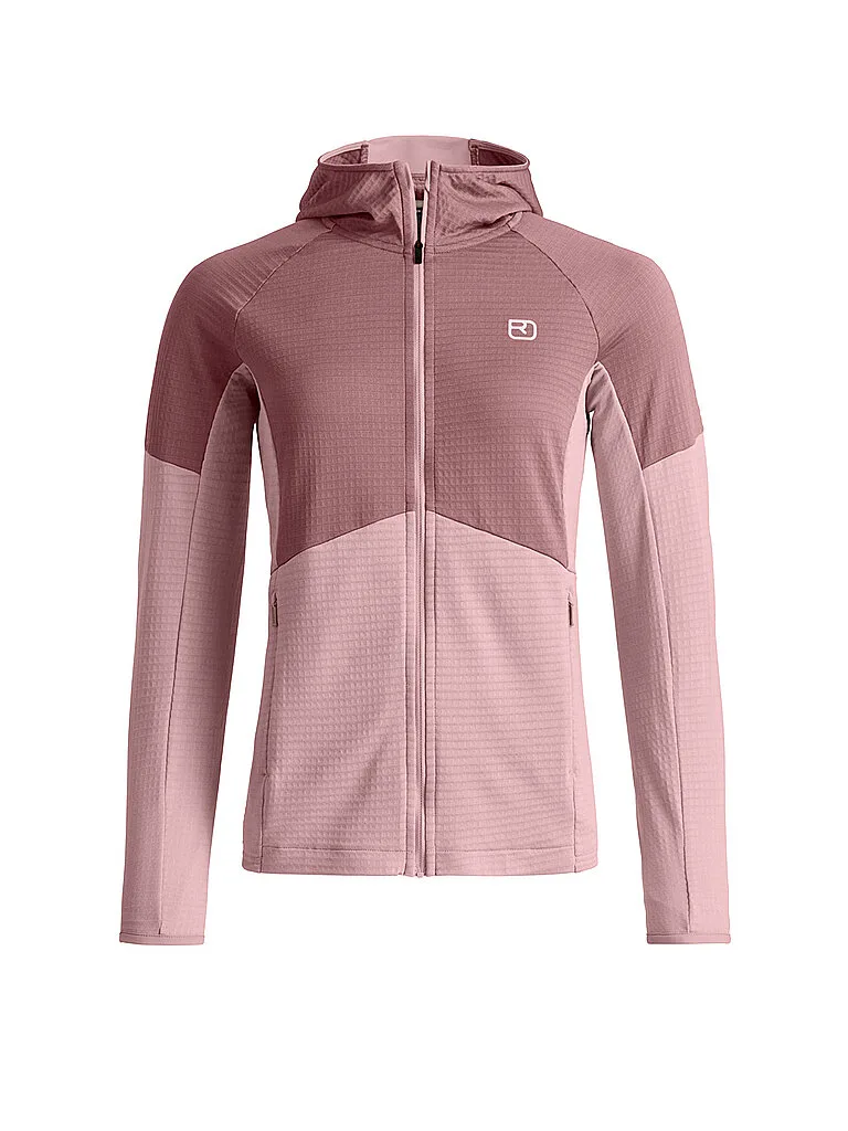 Giacca in pile da donna Light Grid rosa L - Ortovox - FashionsVida
