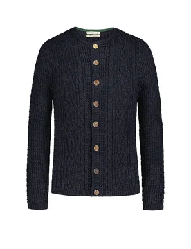 Gilet traditionnel en tricot ANTON bleu M - Gottseidank - FashionsVida