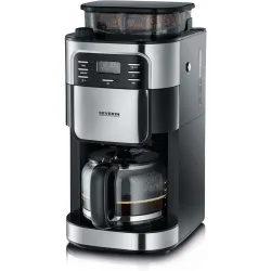 Cafetera de goteo con molinillo KA 4810 con jarra de cristal para 10 tazas