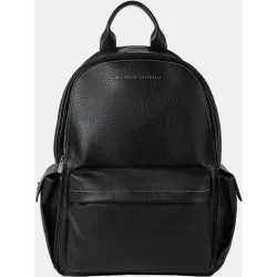 Mochila de piel de becerro abatanada