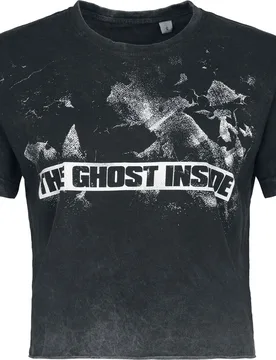 T-Shirt - Barbed Chain - S bis XXL - für Damen - Größe L - grau - EMP exklusives Merchandise! - Frauen - female - The Ghost Inside - FashionsVida