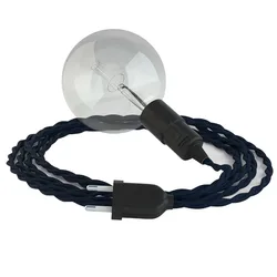 Cables Suspension Luminaire Tm20 5 M Dark Blue / Black One Size