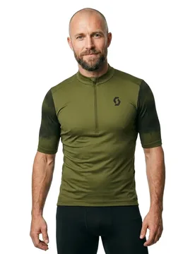 Maglia A Maniche Corte Gravel 10 Fir Green / Black - Scott - FashionsVida
