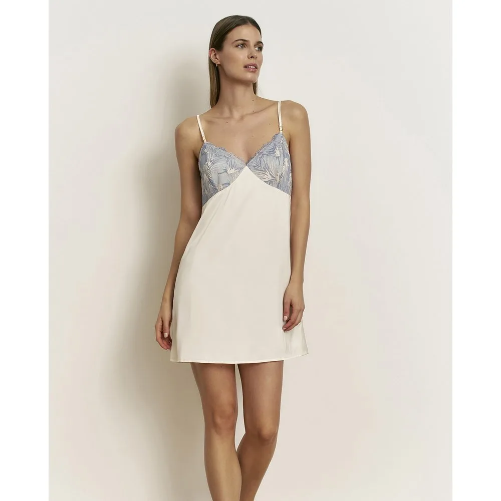 Camisón de mujer con encaje y tirantes - Promise - FashionsVida