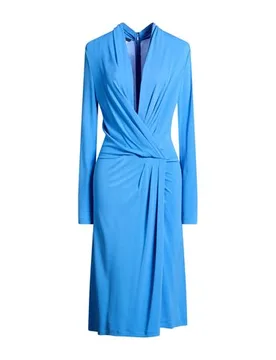 Midi-Kleid Damen Azurblau 40,42 Damen - Alberta Ferretti - FashionsVida
