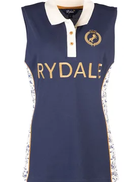 Womens Equestrian Life Sleeveless Polo Shirt - - Size: 16 - Rydale - FashionsVida
