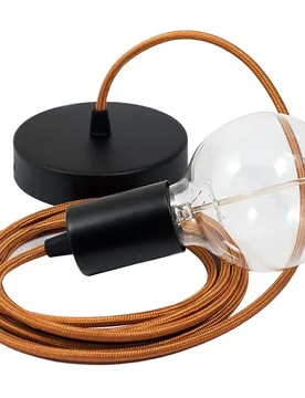 Cables Suspension Luminaire Rm22 1 M Whiskey / Black One Size - Creative - FashionsVida