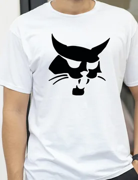 Bobcat Head Graphic t shirt fashion Retro Short Sleeve Unisex Tshirt summer Breathable Crew Neck tee - Aliexpress - FashionsVida