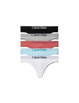 String Lv00qd5331 5 Unités Black / Grey Heather / Dusty Cedar / Antarctic XS - Calvin Klein - FashionsVida