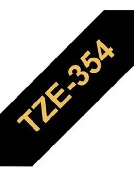 Ruban D´étiquettes Thermiques Tze-354 Gold / Black One Size unisex - Brother - FashionsVida