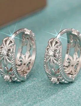 HIBRIDE 2025 Exquisite Light Luxury Earrings Everyday Women's Accessories Jewellery for Dubai Festivals Wedding Gifts E329 - Aliexpress - FashionsVida