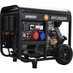 Generador Trifásico - Monofásico Abierto Diésel 4T 7,5 kVA -5,5 kW DHY8500LEK-T