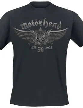 T-Shirt - 50 Wings Badge - S bis 4XL - für Männer - Größe XXL - schwarz - Lizenziertes Merchandise! - Männer - male - Motörhead - FashionsVida