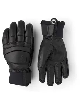 Gants de ski en cuir - Fall Line Glove Black/Black en Cuir - Taille 11 - Noir - Hestra - FashionsVida