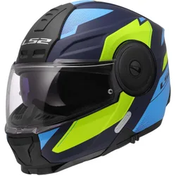 Casco Moto Modulare P/J FF902 SCOPE II DURIA Blue Giallo taglia M