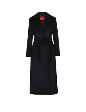 Wollmantel LONGRUN dunkelblau 42 damen - MAX & CO - FashionsVida