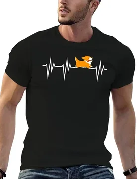 Welsh Corgi Heartbeat T-Shirt Holiday Outdoor T-Shirt - Aliexpress - FashionsVida