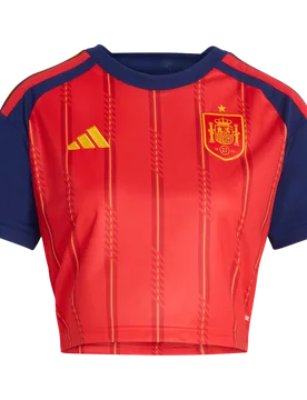 Spain Women Jerseys/Replicas - Red - Size S (8-10) - Poly Mesh - Red - Size: Small - Adidas - FashionsVida