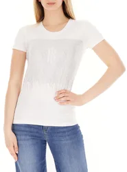 T-shirt girocollo BIANCO S