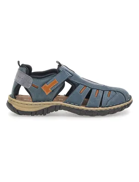Sandali Blu in Vera Pelle 3004 43 - PITTARELLO ECO - FashionsVida