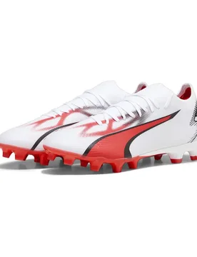 Chaussures De Football Ultra Match Fg/ag White / Black EU 42 - Puma - FashionsVida