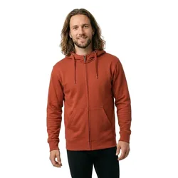 Sweat-shirt à Zip Crossover 51590 Red 4XL